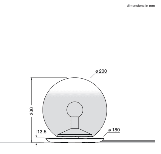 Occhio Luna Basso table light